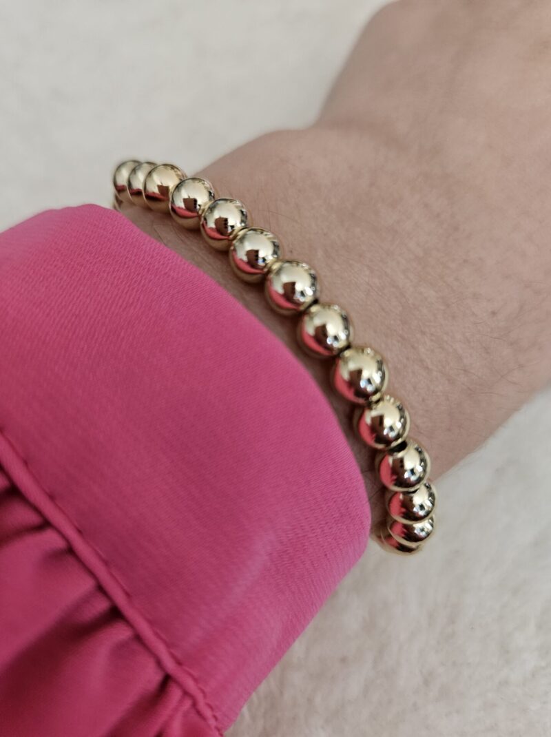 14 kt Sparkling gold 6MM