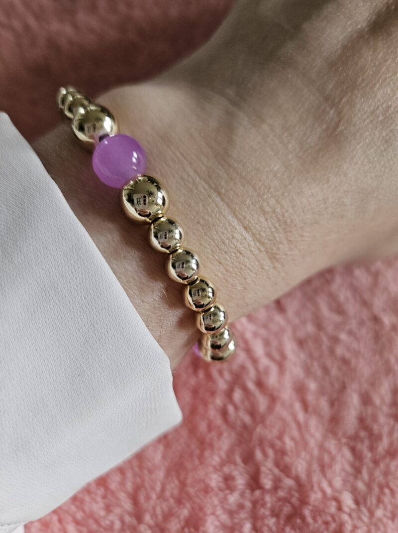 Sparkling 14kt armband  6/8mm