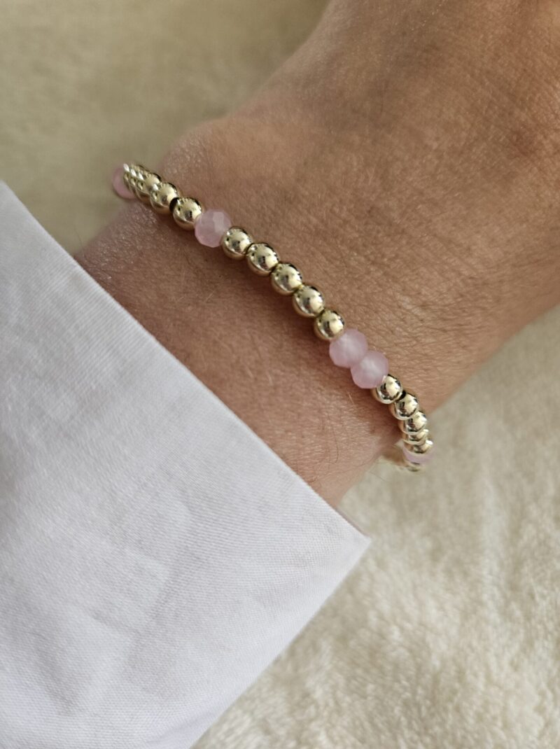 Lichte kleur 4mm sparkling armband