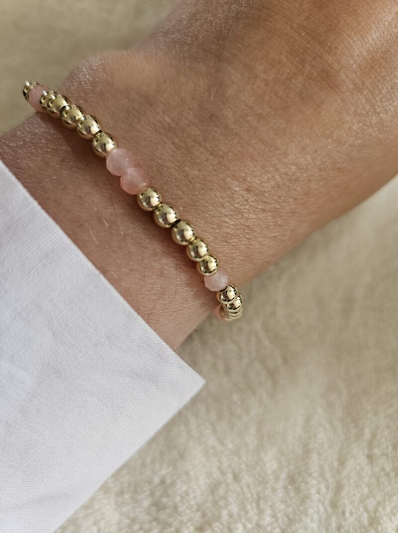 Love kleur 4mm sparkling armband
