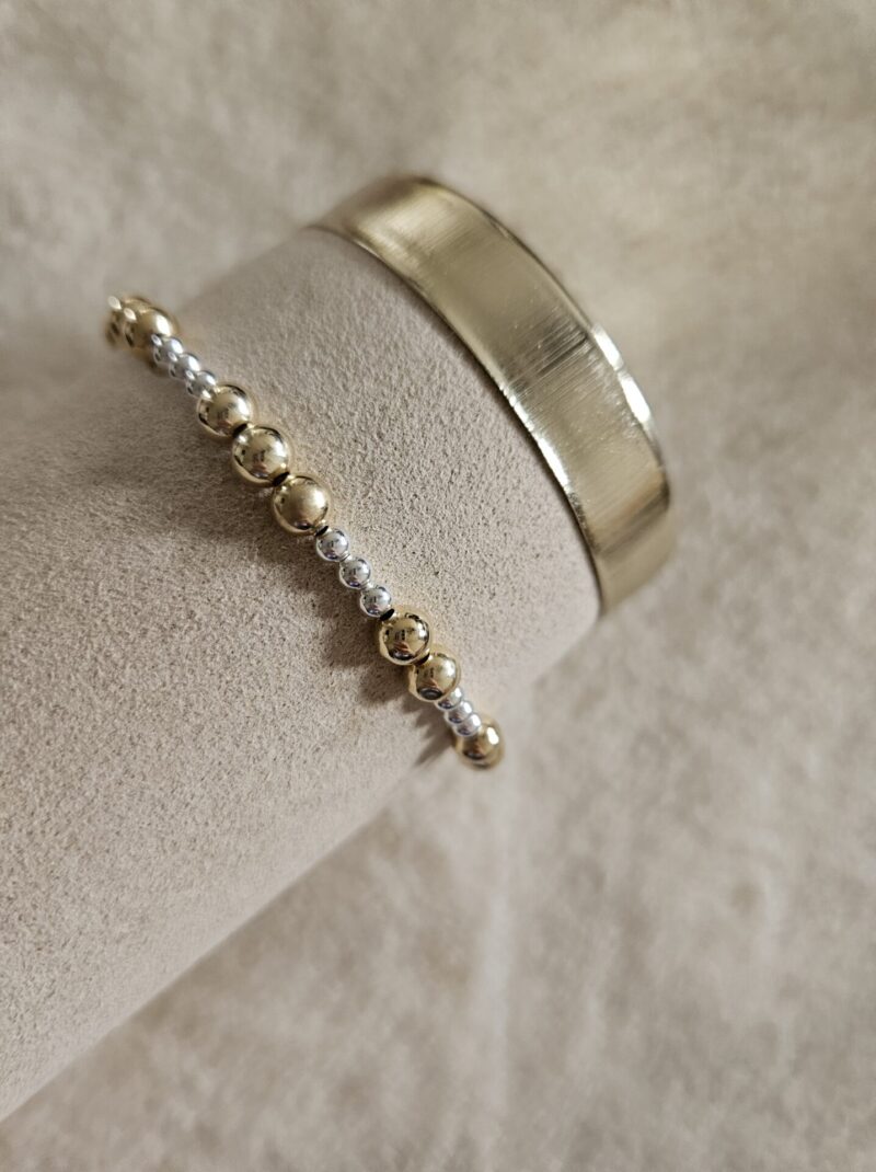Armband Lovly Goldfilled14kt & Zilver 3/5 MM