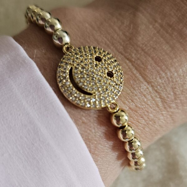 Smily ARMBAND sparkling 5MM 14kt