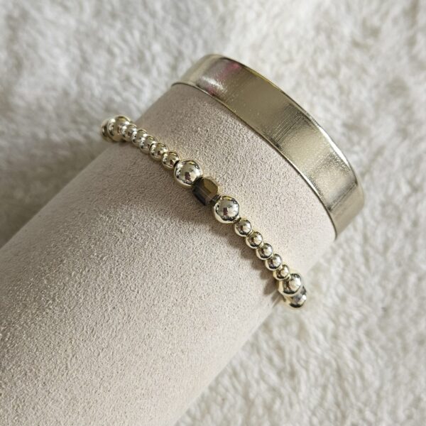 Chique ARMBAND  4/6MM 14kt SPARKLING
