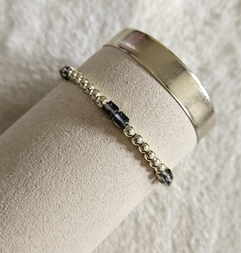 Chique ARMBAND  4MM 14kt SPARKLING