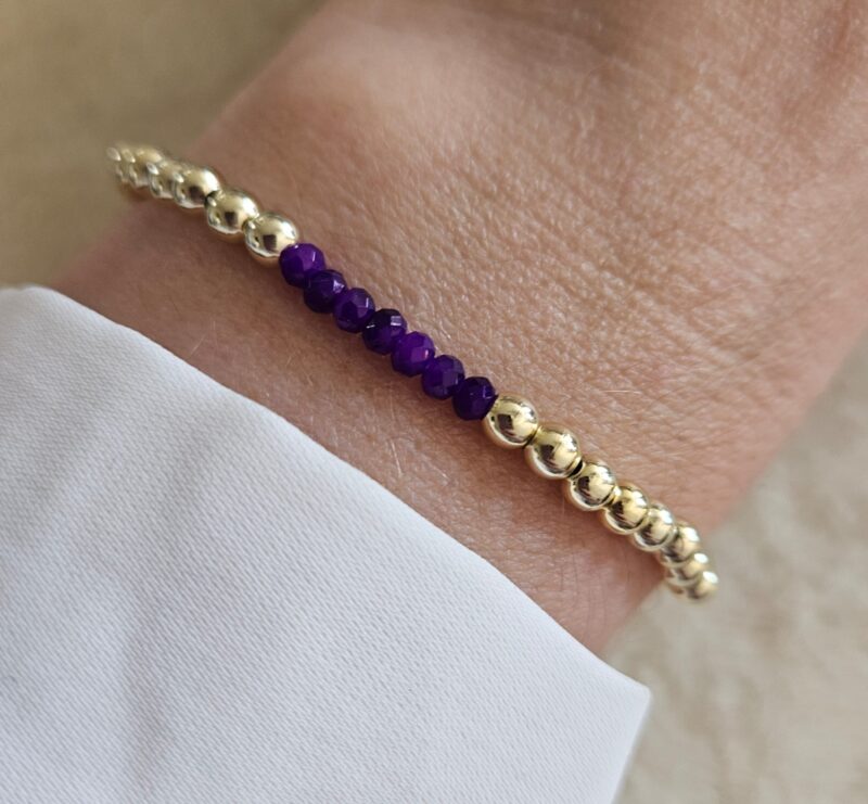 Indigo  Sparkling ARMBAND 4MM 14kt