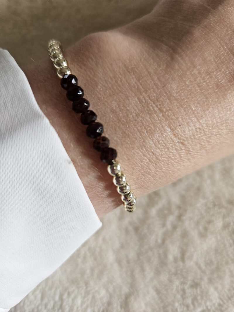 BROWN   Sparkling ARMBAND  4MM 14kt
