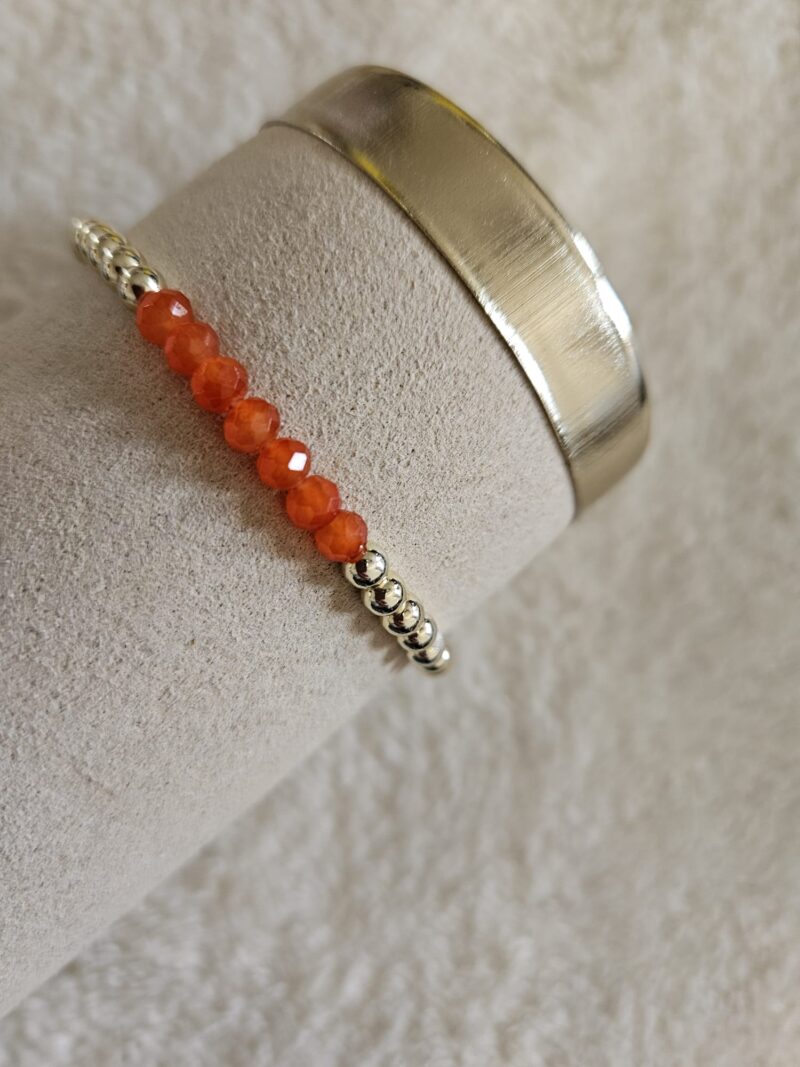 CHERRY ARMBAND  4mm  sparkeling