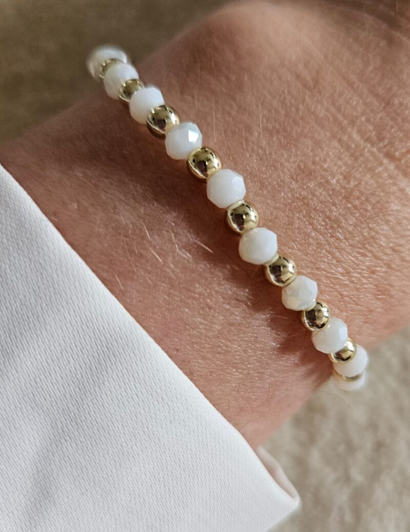speciaal ARMBAND sparkling 4MM 14kt