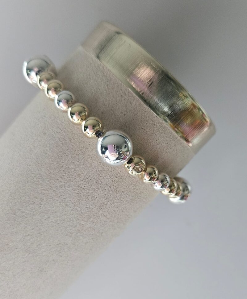 Armband lovly BASIC (goldfilled/zilver) 10/5MM