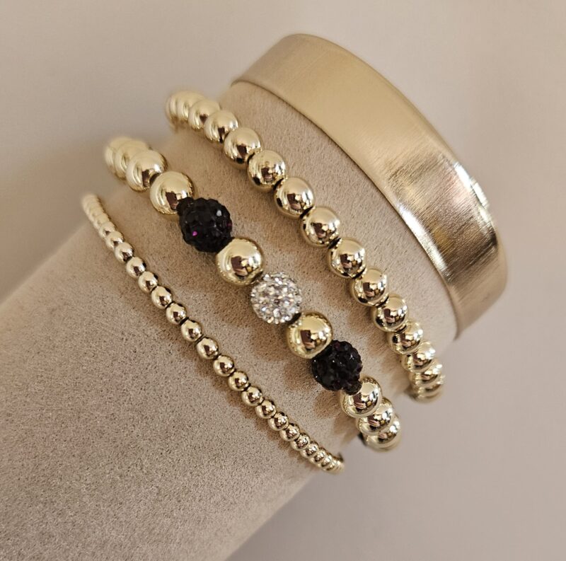 Sparkling gold Set 3 delig    PARTYSET MUST  14kt sparkling