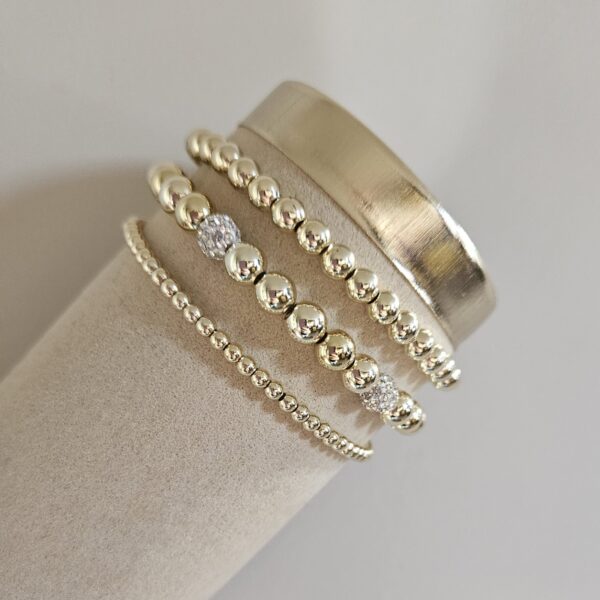 Sparkling gold Set 3 delig    PARTYSET  14kt sparkling
