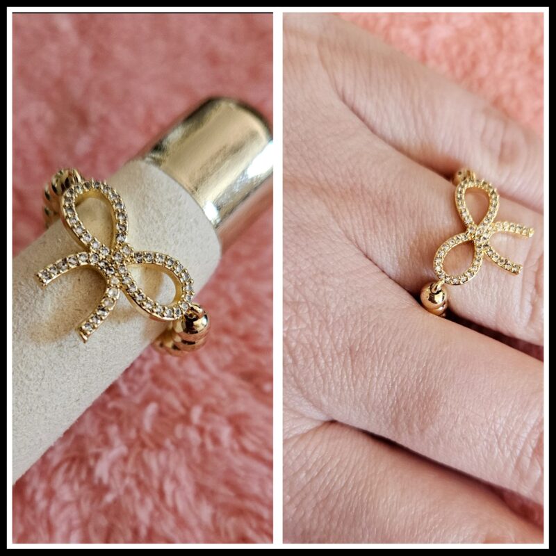 RING STRIK  4MM 14KT GOLDFILLED LUXERY