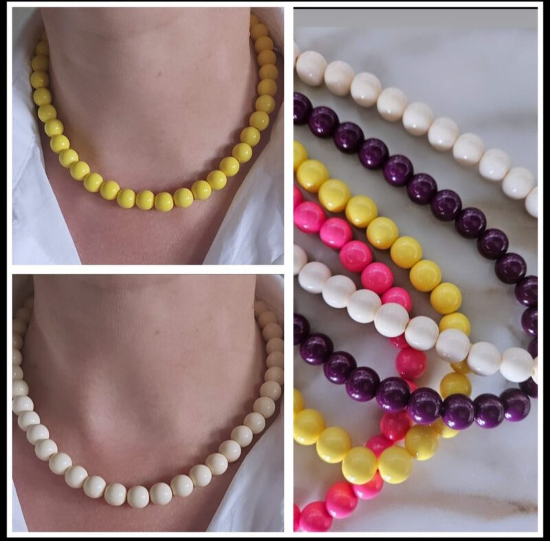 FUN-COLLECTIE KETTING 10MM VERSCHILLENDE KLEUREN