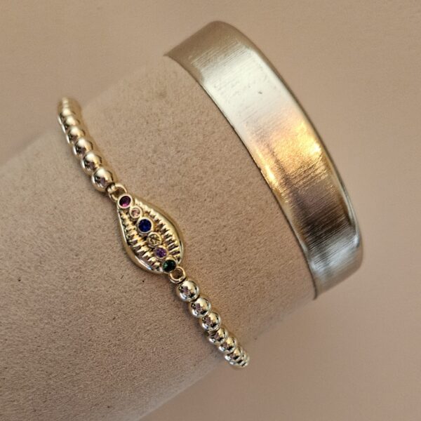 sparkling schelp 4MM 14kt