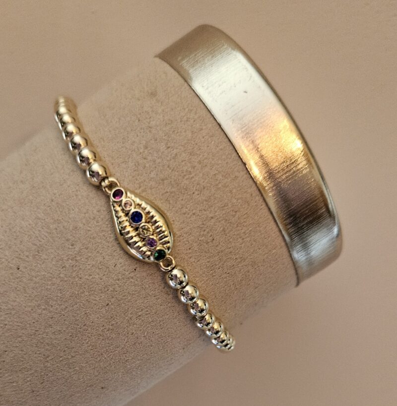 sparkling schelp 4MM 14kt