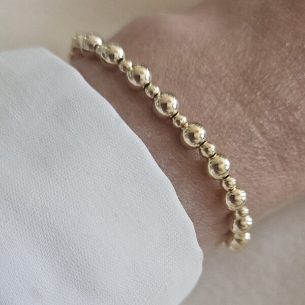 GOLD FILLED 14KT  LUXURY 5/3MM ARMBAND