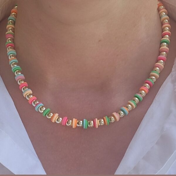 RAINBOW SUMMER Ketting Sparkling  6mm