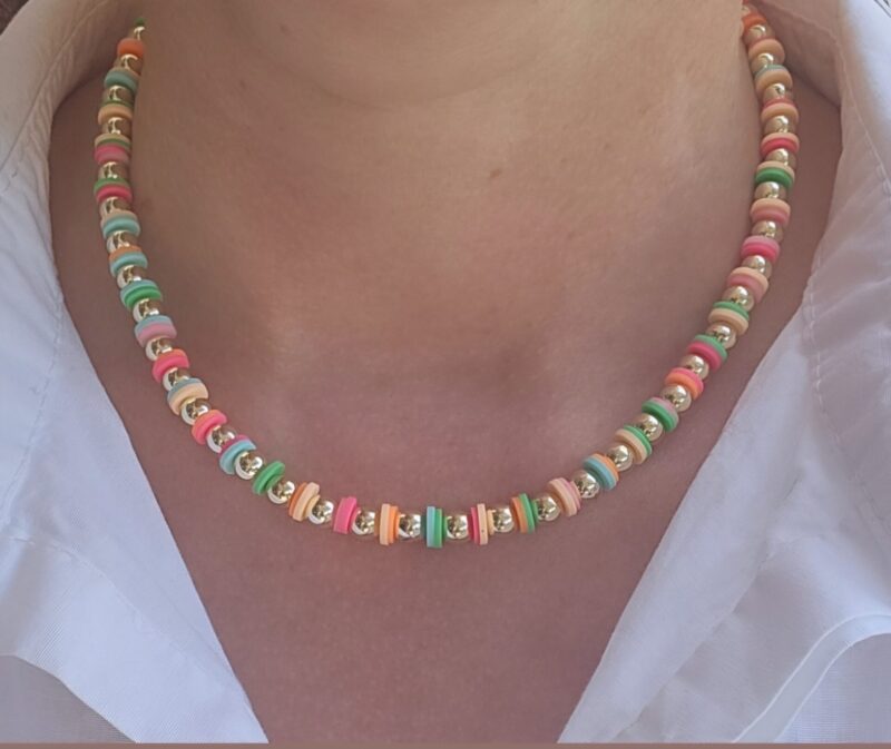 RAINBOW SUMMER Ketting Sparkling  6mm