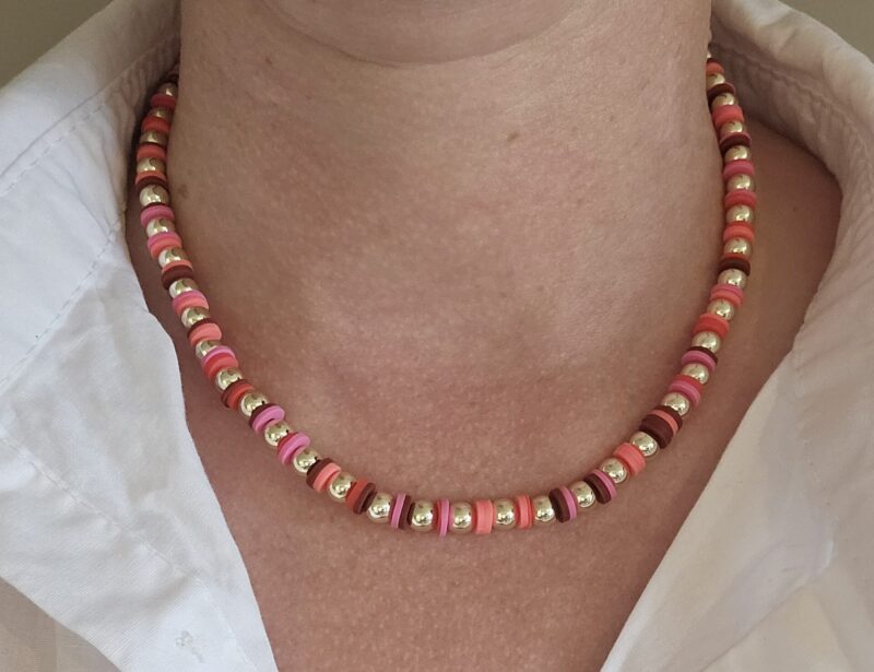 RAINBOW CANDY Ketting Sparkling  6mm