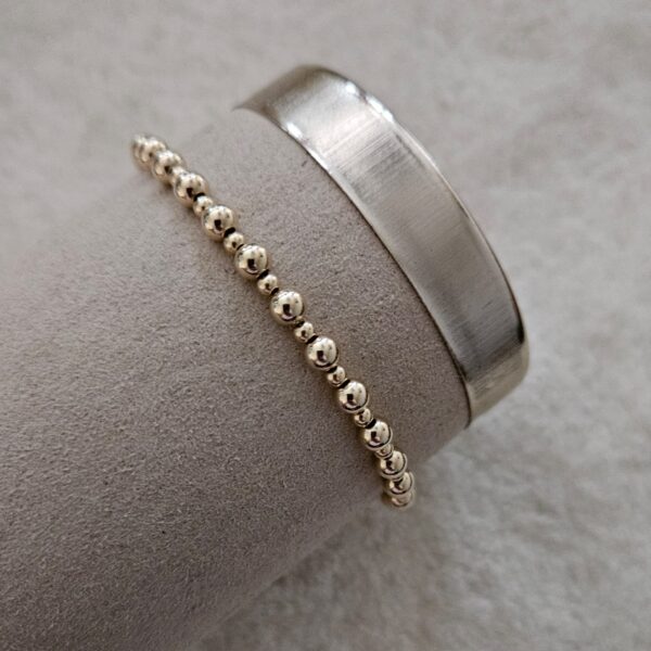 GOLD FILLED 14KT  LUXURY 4/2.5 mm  armband