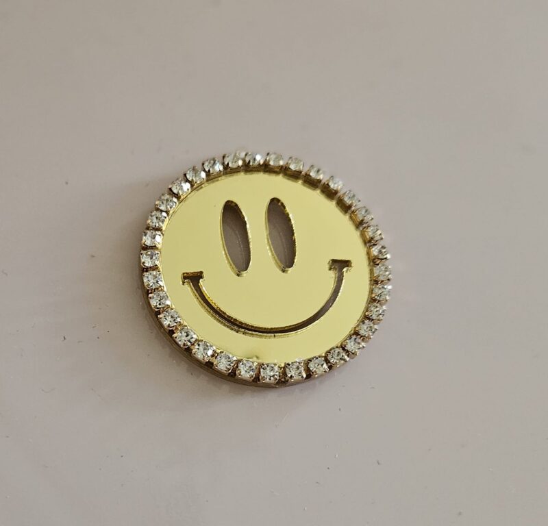 Hanger Acryl Smiley 4 CM