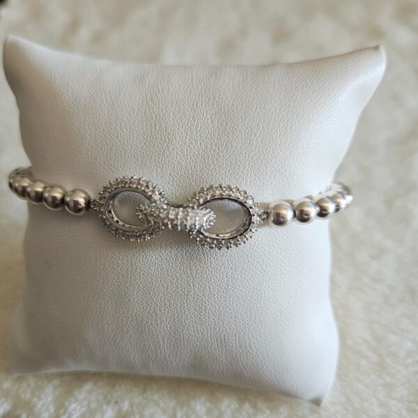 Armband 6mm lilly Sterling zilver 925