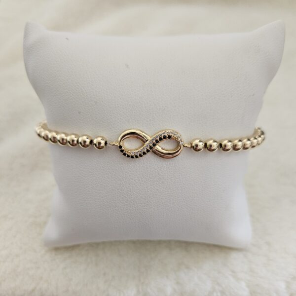 SILKE ARMBAND GOLD FILLED 14KT  LUXURY 4MM