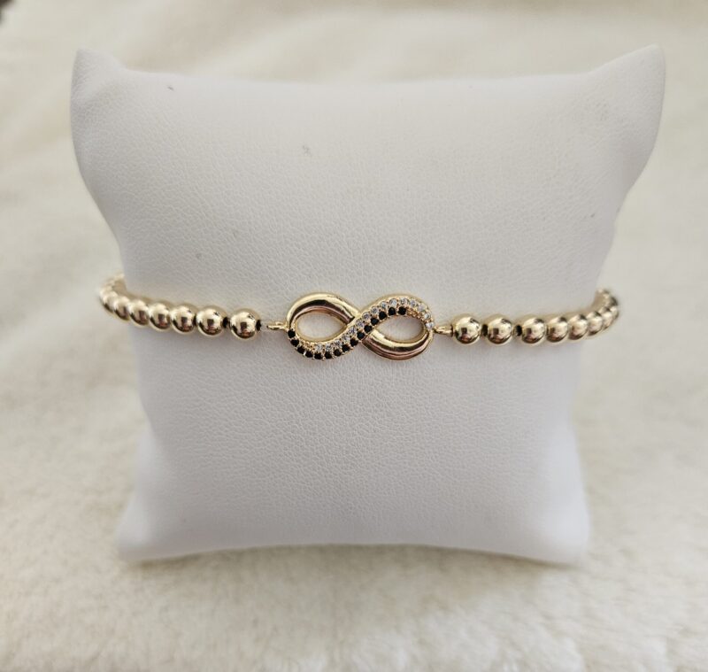 SILKE ARMBAND GOLD FILLED 14KT  LUXURY 4MM