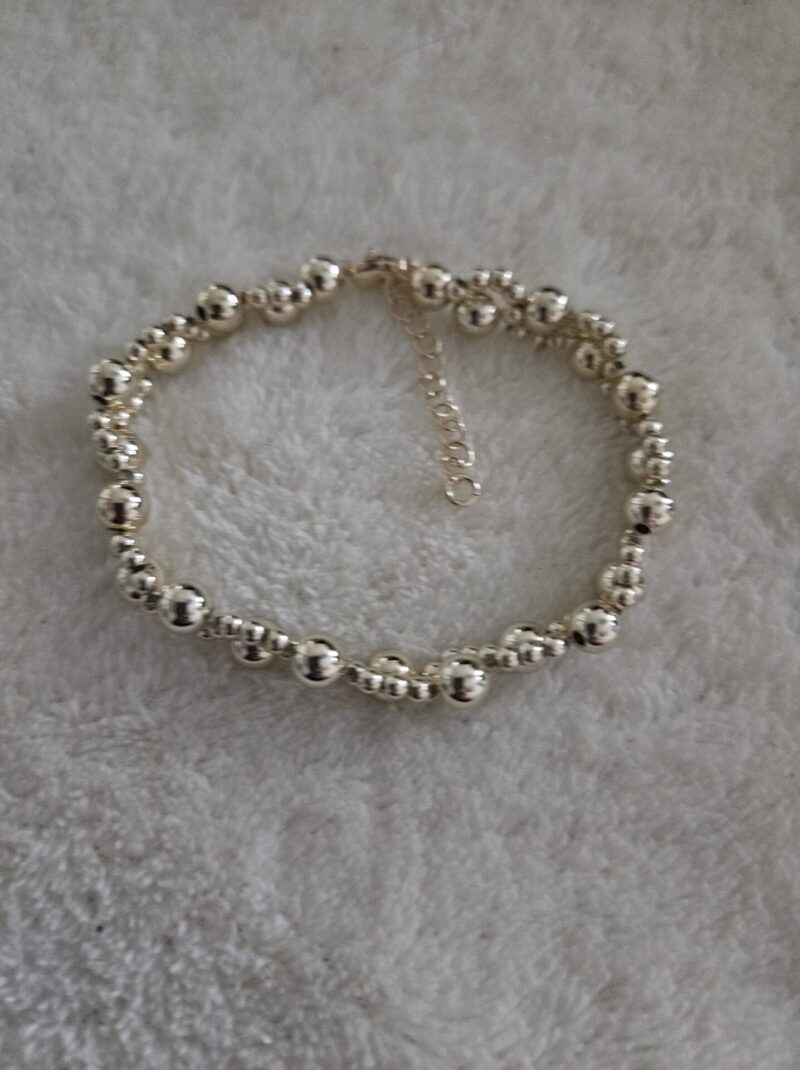 Armband Uni  Sparkling 6MM/3mm met verlengketting 5cm - Afbeelding 2