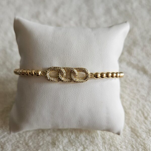 armband  fall  GOLD FILLED 14KT  LUXURY 4MM  ARMBAND