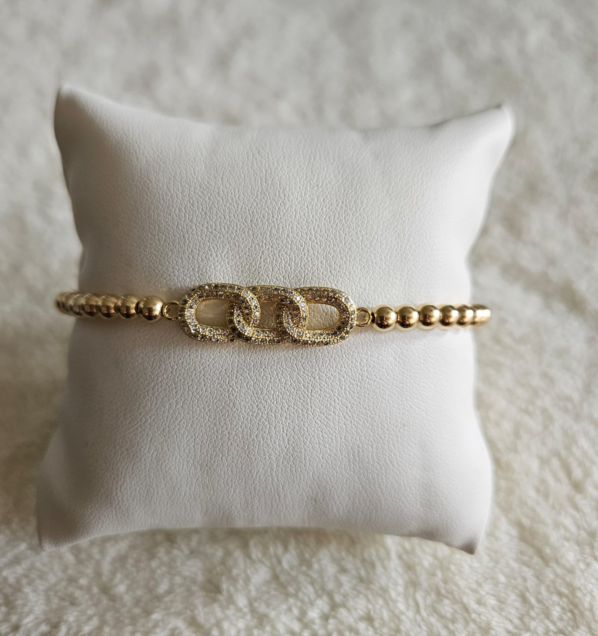 armband  fall  GOLD FILLED 14KT  LUXURY 4MM  ARMBAND