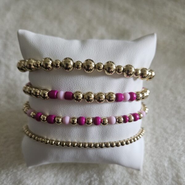 Fun Collectie Gold Set 4 Delig 14kt pink