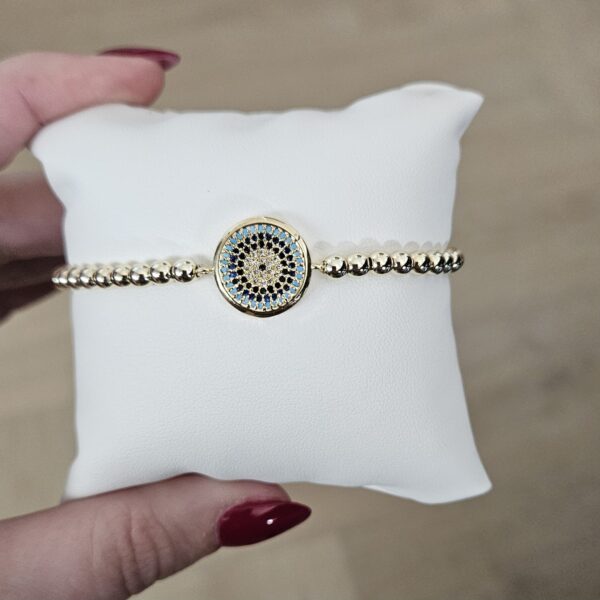 Armband spil strass Sparkling 4MM 14kt