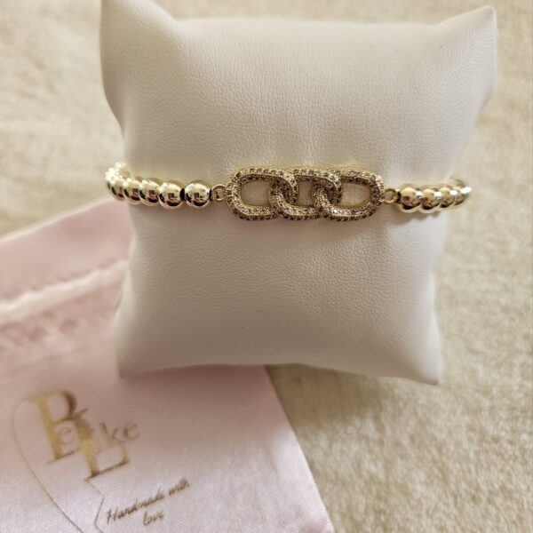 Vall Armband sparkling 5MM 14kt