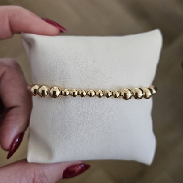 GOLD FILLED 14KT ARMBAND 6/4mm