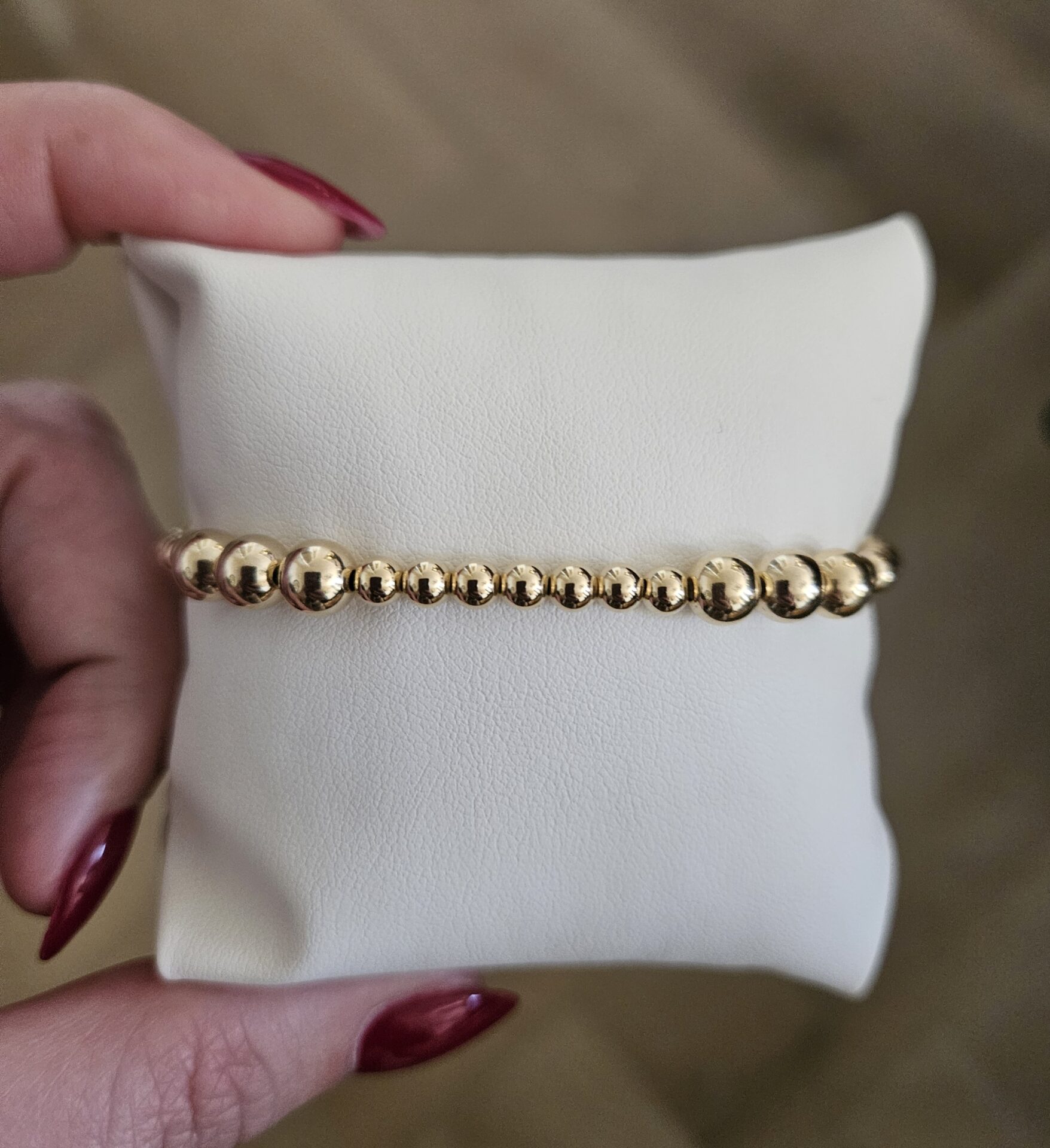 GOLD FILLED 14KT ARMBAND 6/4mm