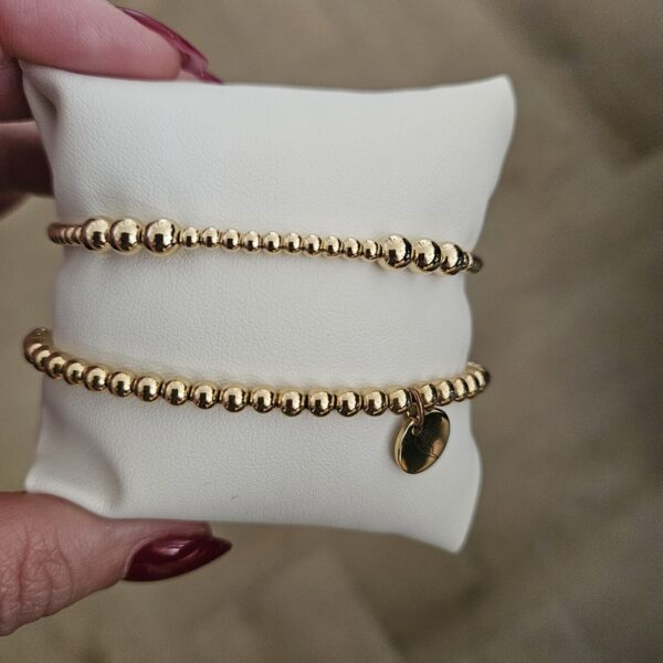 GOLD FILLED 14KT  Complete set 2delig basic ARMBAND