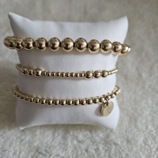 GOLD FILLED 14KT Complete set 3delig basic ARMBAND
