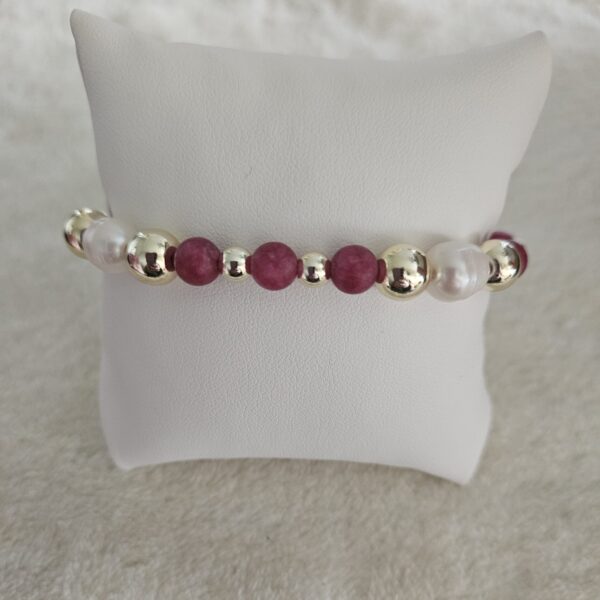 RED statement ARMBAND sparkling 14kt