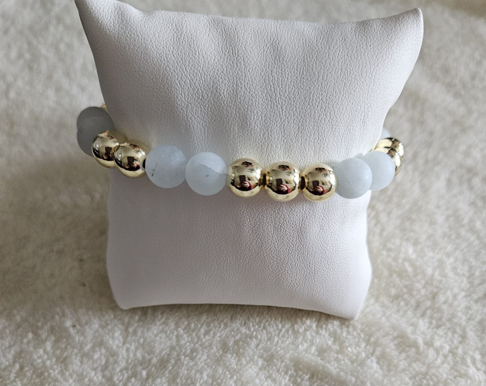 statement ARMBAND 8mm sparkling 14kt - Afbeelding 2