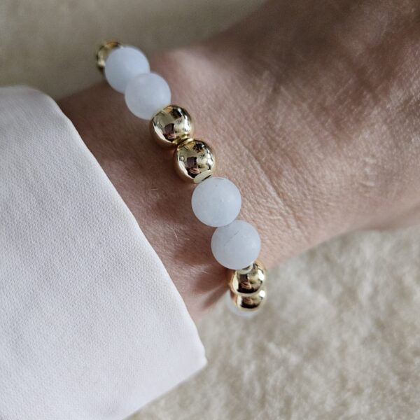 statement ARMBAND 8mm   sparkling 14kt